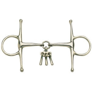Mouthing Bit Full Cheek & Toggle Stainless Steel [:11.5cm 4.5"]