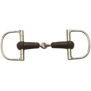 Dee Bit Rubber Jointed Mouth Chrome Plated [:12.5cm 5.0" By Order]