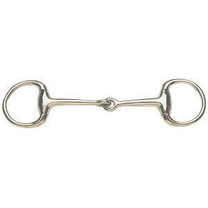 Eggbutt Bradoon Superfine Stainless Steel [:10.5cm 4.0"]