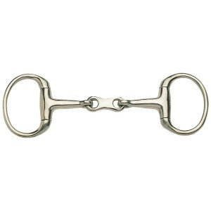 Eggbutt Snaffle French Mouth Stainless Steel [:11.5cm 4.5"]