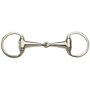 Eggbutt Hollow Thick Jointed Mouth Stainless Steel [:11.5cm 4.5"]