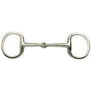 Eggbutt Snaffle Thin Jointed Mouth Stainless Steel [:11.5cm 4.5"]