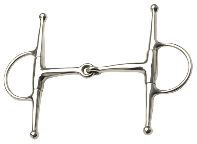 Full Cheek Eggbutt Stainless Steel [:11.5cm 4.5"]