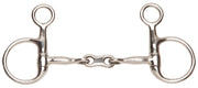 Baucher Snaffle French Mouth Stainless Steel [:11.5cm 4.5"]