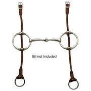 Gag Cheek Straps Webbing Black