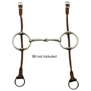 Gag Cheek Straps Webbing Black