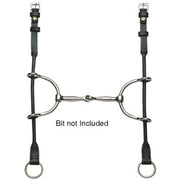 Gag Cheek Straps Leather Brown