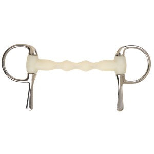 Half Spoon Snaffle Flexible Mullen Happy Mouth [:11.5cm 4.5" By Order]