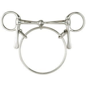 Half Spoon Snaffle Large Ring Stainless Steel 12.5cm 5.0" By Order