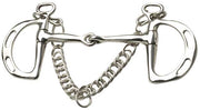 Kimblewick Bit Slotted Cheeks Jointed Mouth Stainless Steel [:11.5cm 4.5"]