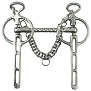 Liverpool Driving Bit Mullen Mouth Stainless Steel [:11.5cm 4.5"]