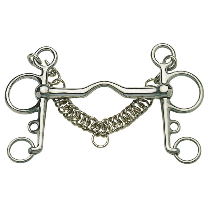 Pelham Bit Port Mouth Stainless Steel [:11.5cm 4.5"]