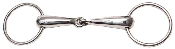 Ring Snaffle Hollow Stainless Steel [:11.5cm 4.5"]