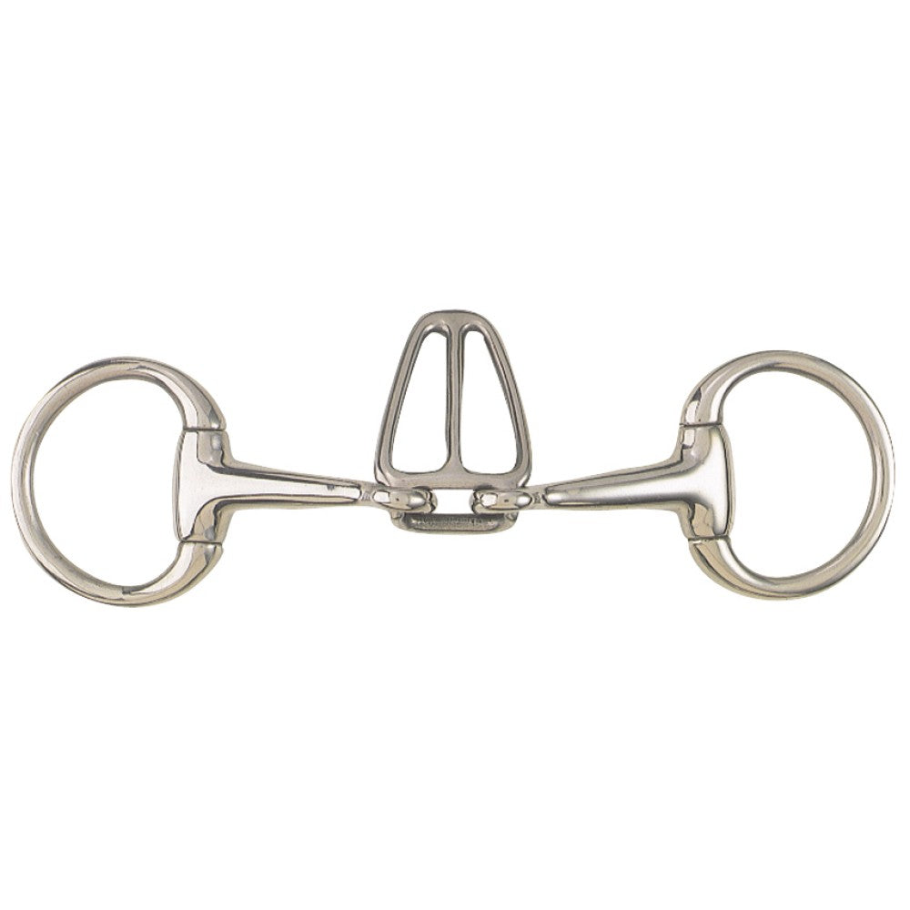 Eggbutt Dressage Bradoon Tongue Control Stainless Steel [:11.5cm 4.5"]