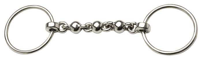 Ring Snaffle Waterford Stainless Steel [:12.5cm 5.0"]