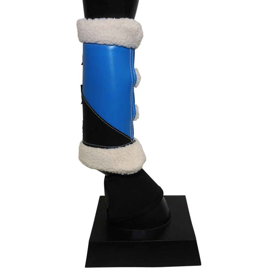 Exercise Boots Fleece Black & Blue [:pony]