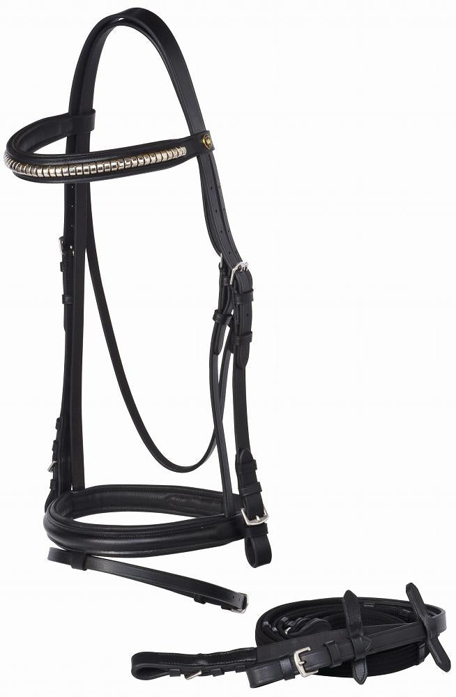 Bridle Hanoverian Clinch Leather Jeremy & Lord Brown [:cob]