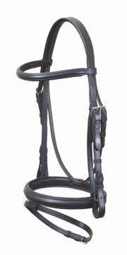 Bridle Hanoverian Leather Academy Black [:cob]