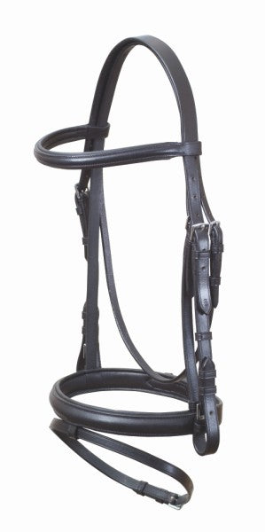 Bridle Hanoverian Leather Academy Black [:cob]