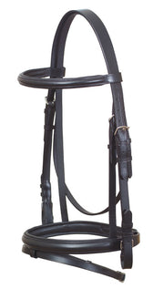 Bridle Dressage Leather Eurohunter Brown [:cob]