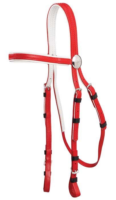 Bridle Head Pvc Full [:black & Black Trim]