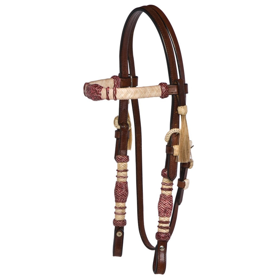 Bridle Western Braided & Tassel [:cob By Order]