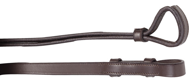 Reins Plain Leather Aintree 1/2 Inch Black 