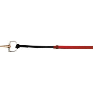 Reins Rubber Grip Pvc Loop End 16mm Horsesense [:white & Black Grip]