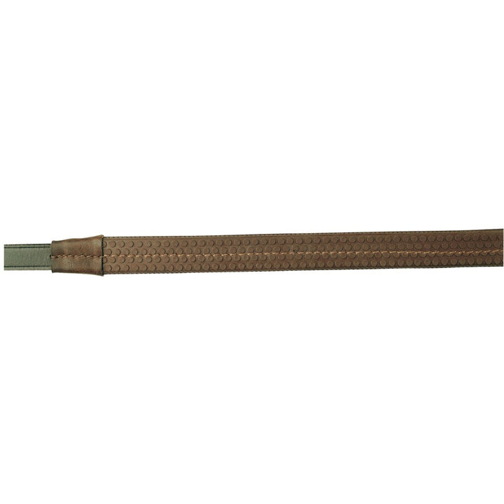Reins Rubber Grip Leather With Buckle Jeremy & Lord [:black]