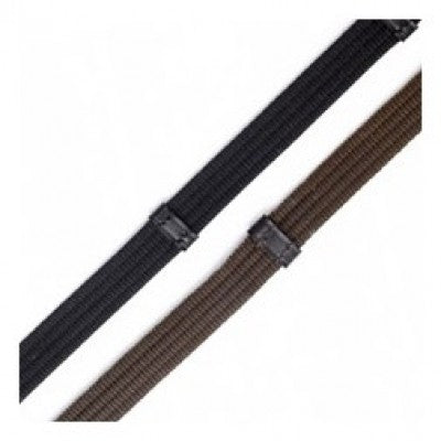 Reins Webb Leather With Spacers [:black]