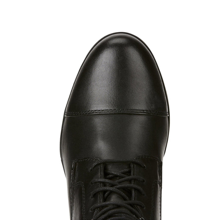 Boots Riding Ariat Heritage Lace Iv Black Ladies [:8.0]