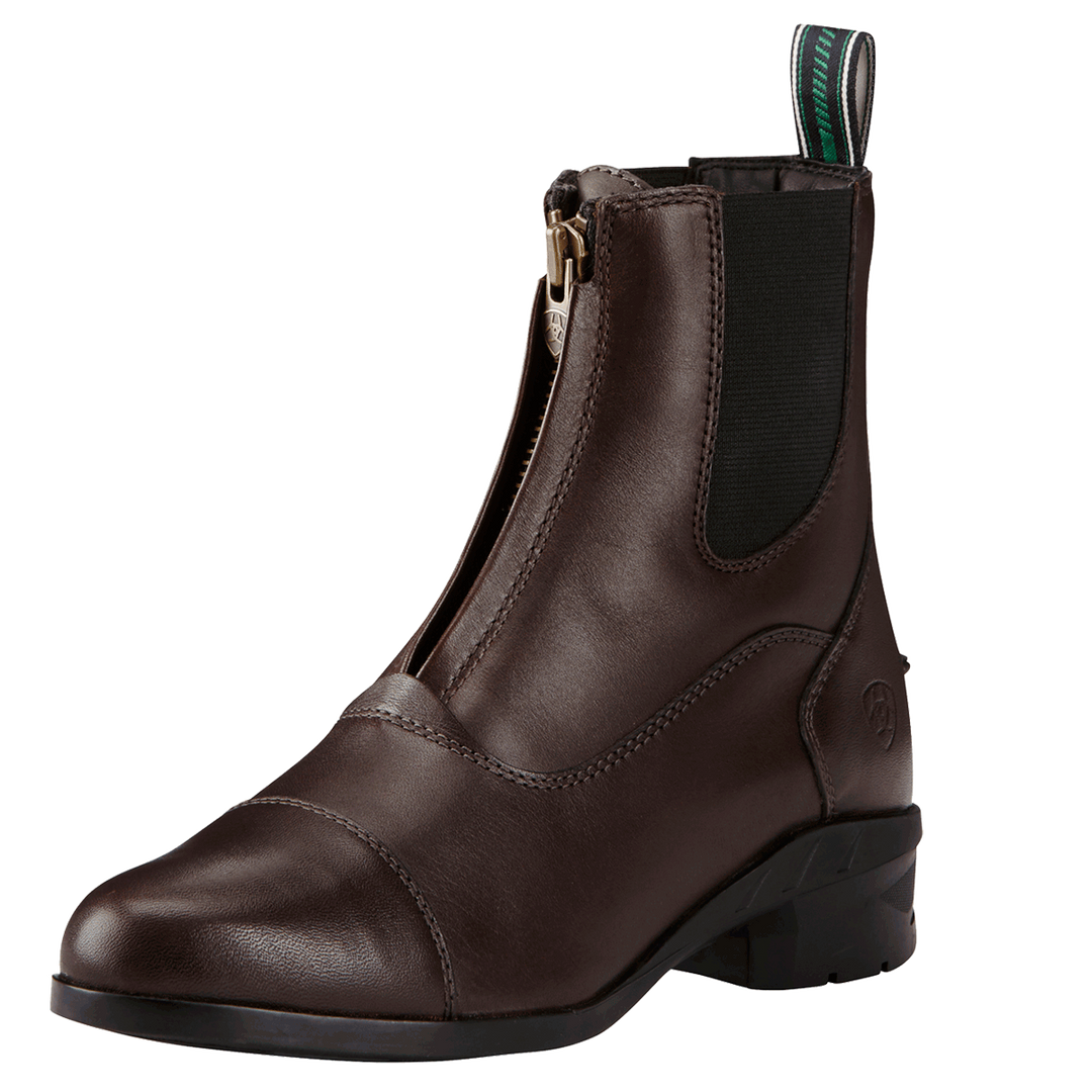 Boots Riding Ariat Heritage Zip Iv Paddock Brown Ladies [:6.0 By Order]