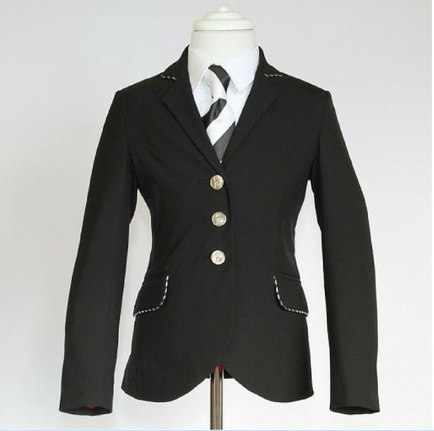 Riding Jacket Showgirl Sb Trim Show Navy Childs [:10]