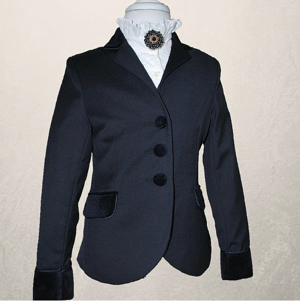 Riding Jacket Showgirl Velvet Trim Show Childs [:10]