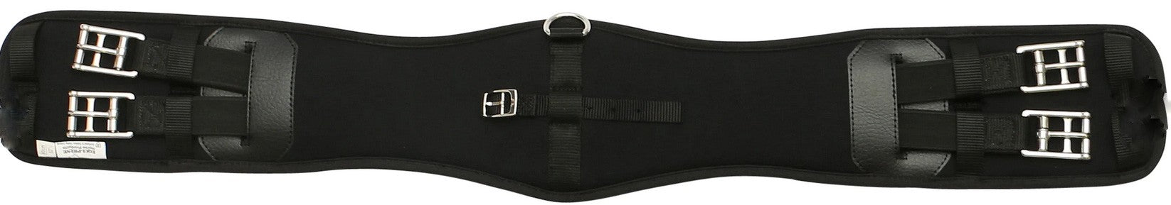Girth Dressage Supa Comfort & Elastic Equiprene Black [:50cm]