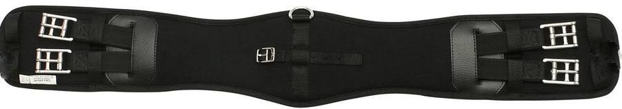 Girth Dressage Supa Comfort & Elastic Equiprene Black [:50cm]