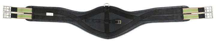 Girth Pressure Eze Two Buckle Elastic Equiprene Black [:100cm]