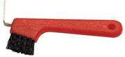 Hoof Pick & Brush Deluxe Red