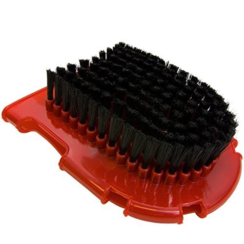Mitt Grooming Bristle Back [:blue]