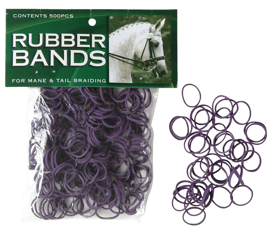Plaiting Rubber Bands 500pcs Black