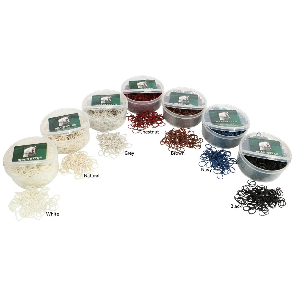 Plaiting Rubber Bands Tub [:black]