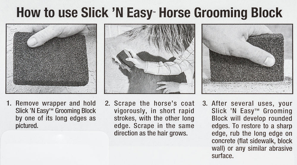 Hair Shedding Grooming Block Slick N Easy