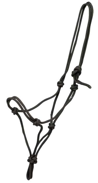 Halter Knotted Rope Thick Large [:black]