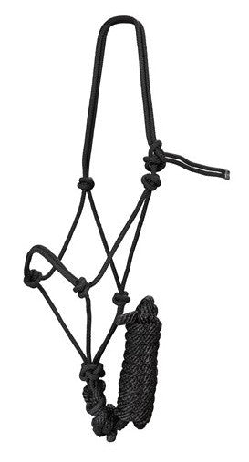 Halter Rope & 10ft Lead Pro Choice Black