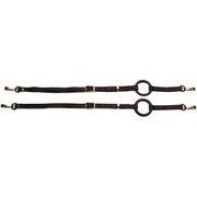 Side Rein Webb Rubber Ring Black