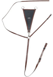 Martingale Running Pvc Bib Style Black