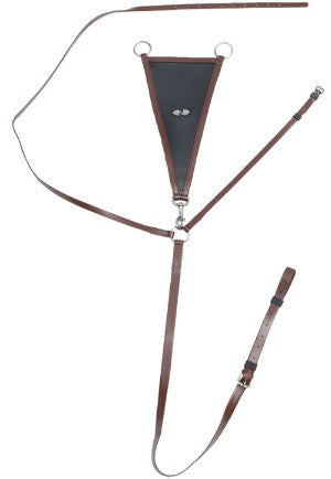 Martingale Running Pvc Bib Style Black