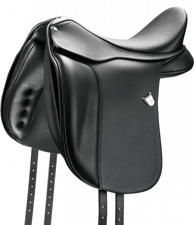 Bates Dressage Saddle Cair Classic Black [:42cm 16.5"]