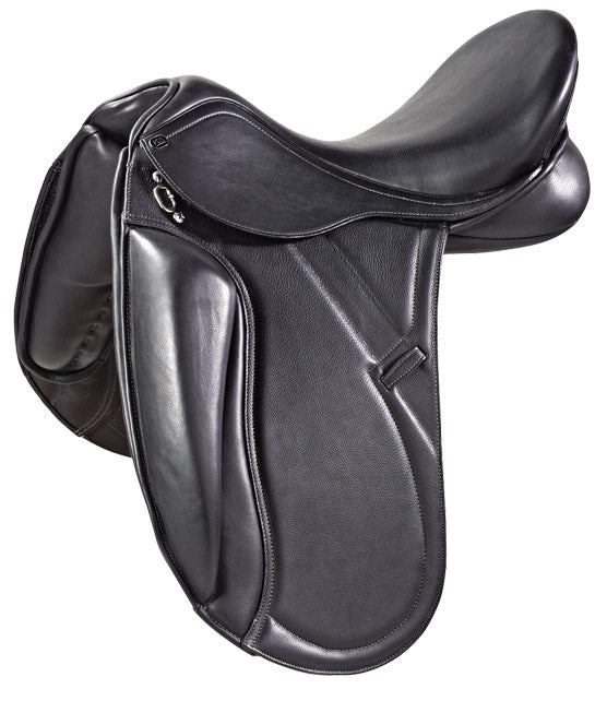 Pds Grande Monoflap Dressage Saddle Black [:17.0"]
