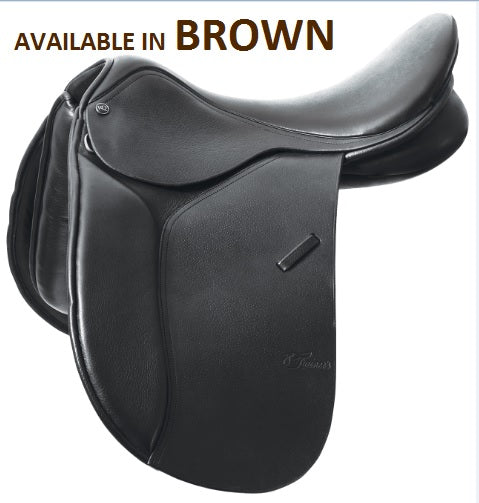 Trainers Master Dressage Saddle Brown [:17.0"]